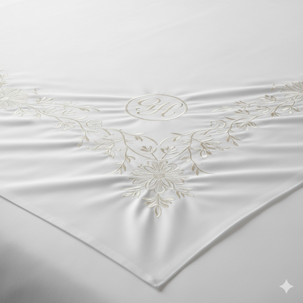 Sabanas de hotel bordadas
