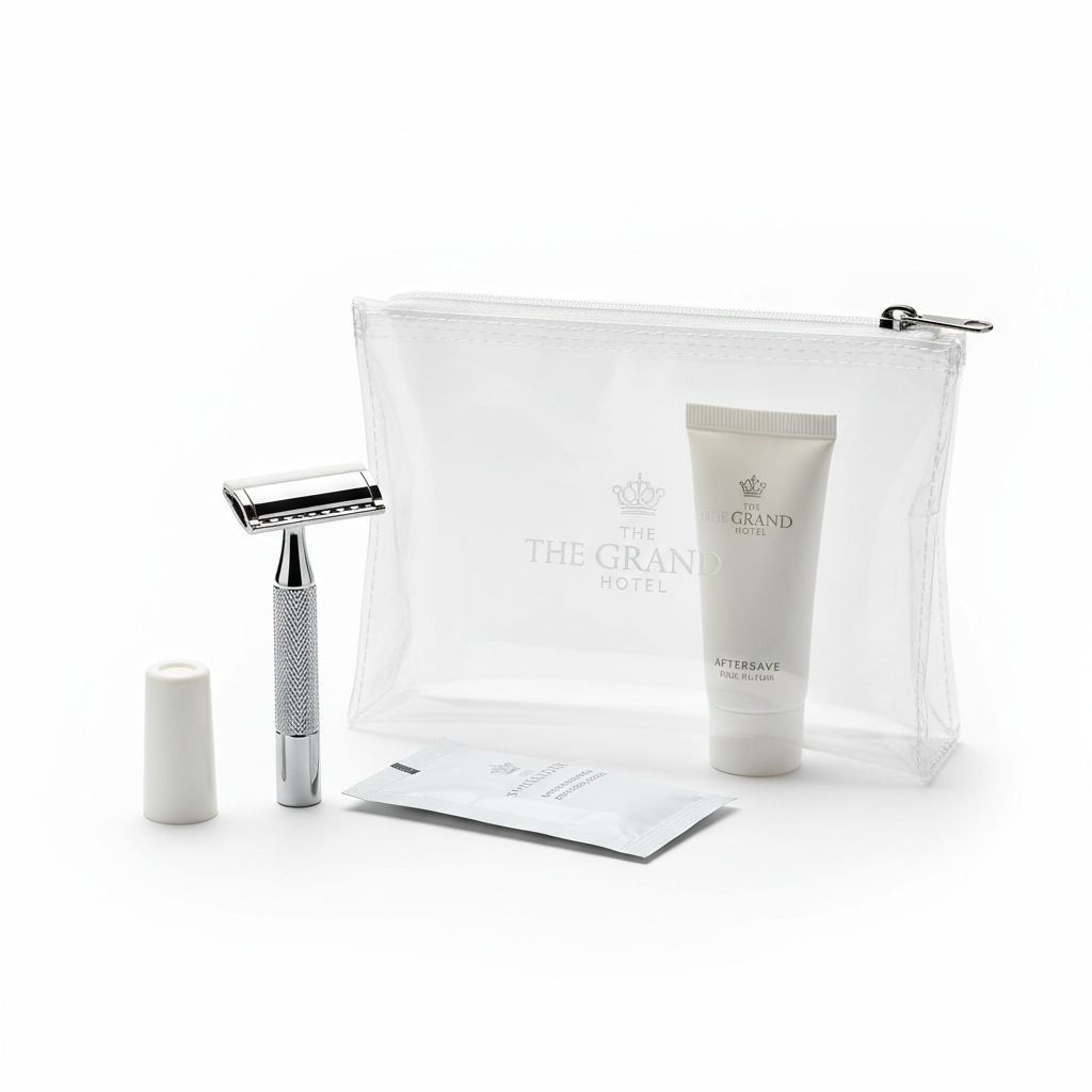 Kit de afeitar para hotel