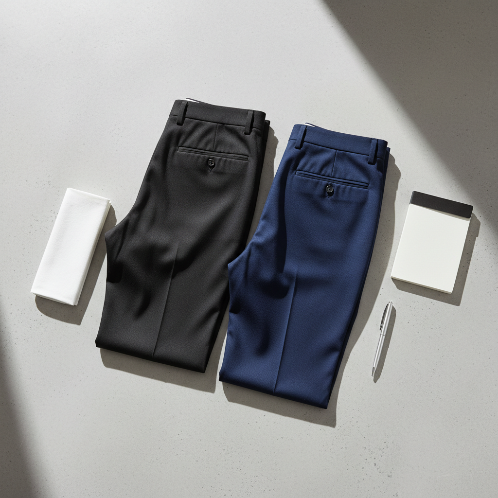 Cameriere di hotel in pantaloni neri eleganti e camicia bianca durante il servizio di sala in un ristorante alberghiero
