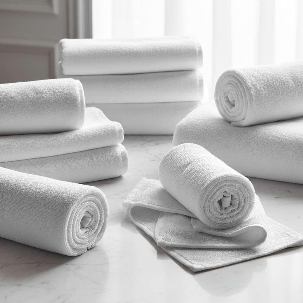 Comparatif de matériaux pour serviettes de salle de sport hôtelière : coton absorbant vs microfibre à séchage rapide pour espace fitness