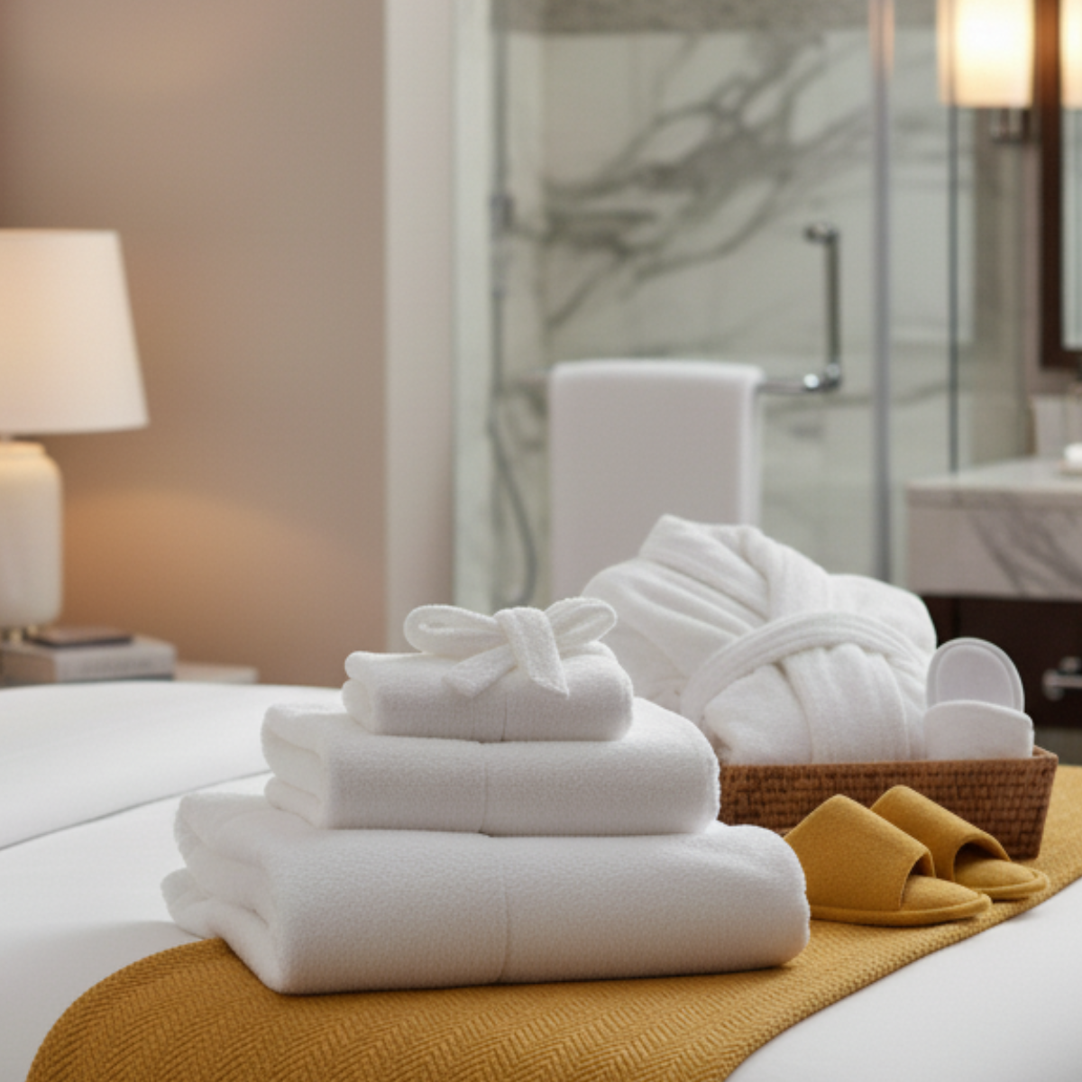 Linge de lit et de bain de haute qualité