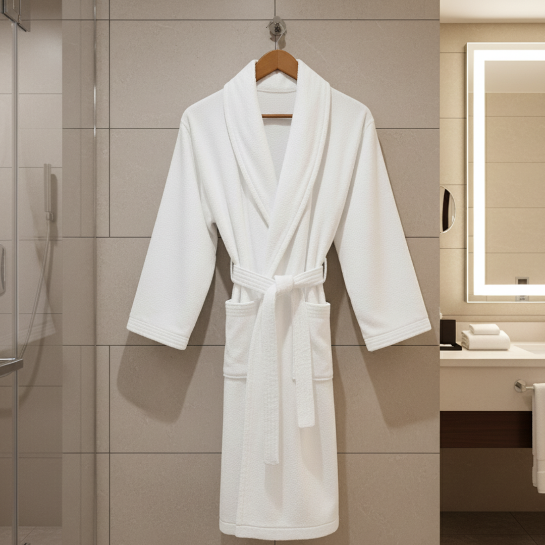 Albornoz de baño profesional para hostelería al por mayor
