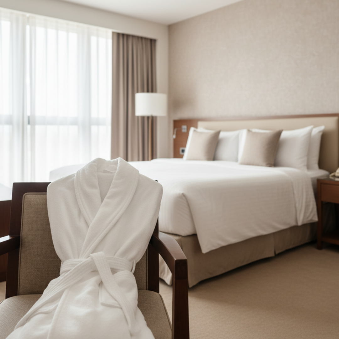 Albornoces para hotel de rizo americano 100% algodón