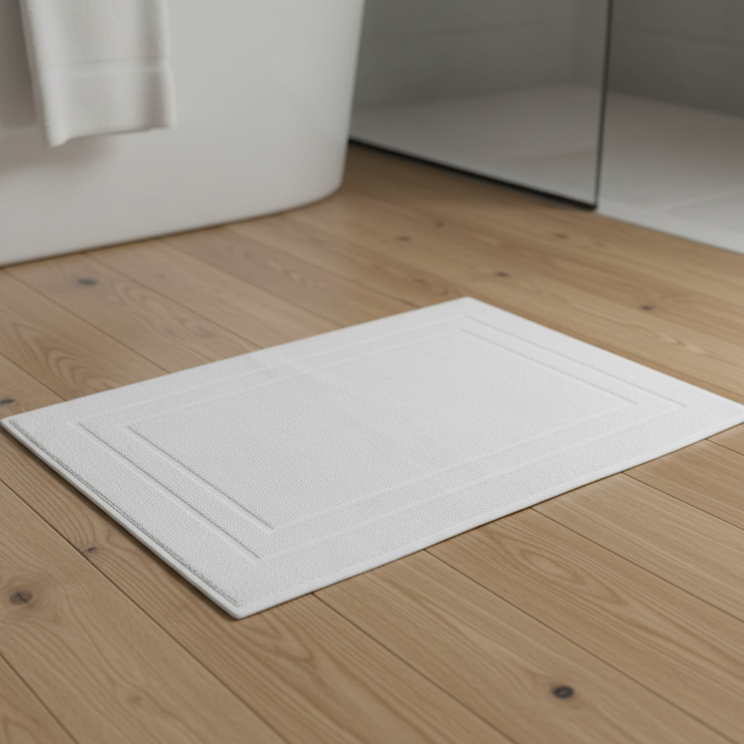 Alfombra para hotel absorbente y suave 100% algodón