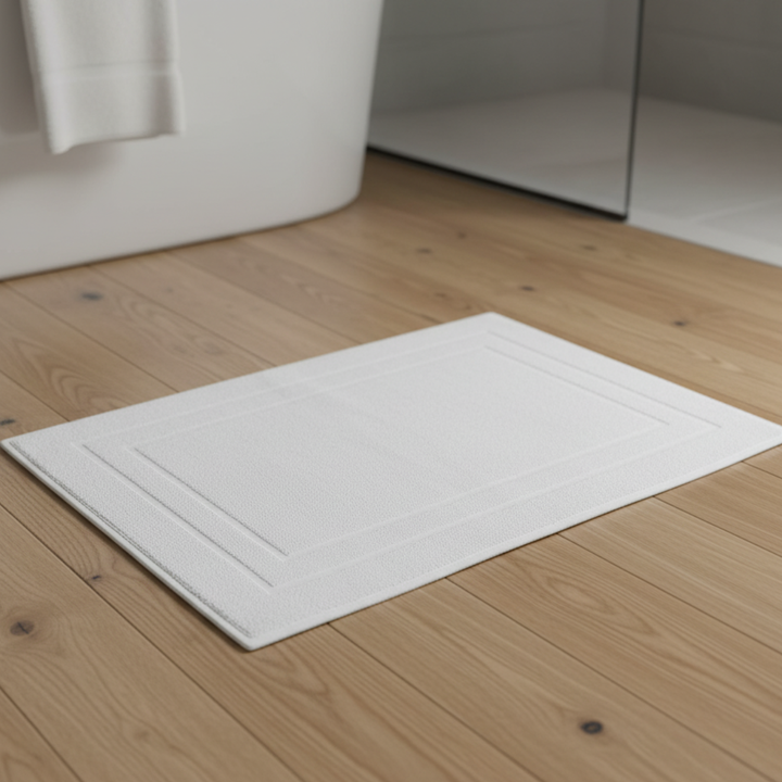 Alfombra para hotel absorbente y suave 100% algodón