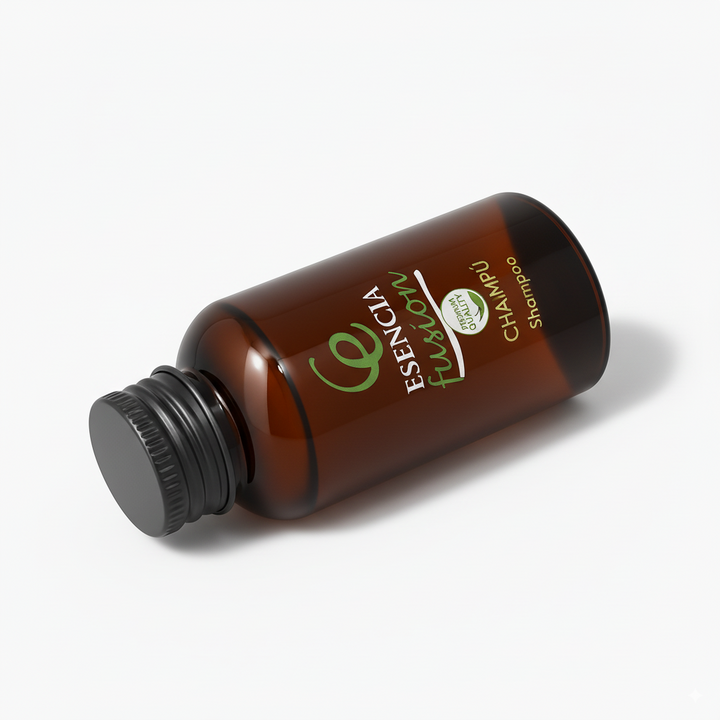 Shampoo de hotel en formato individual de 40 ml, disponible al por mayor.