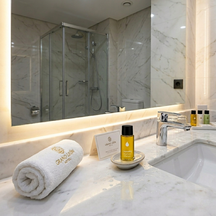 Botella champú hotel Dreams 20 ml transparente con tapón rosca, amenity individual para hostelería y alojamientos turísticos en formato monodosis al por mayor