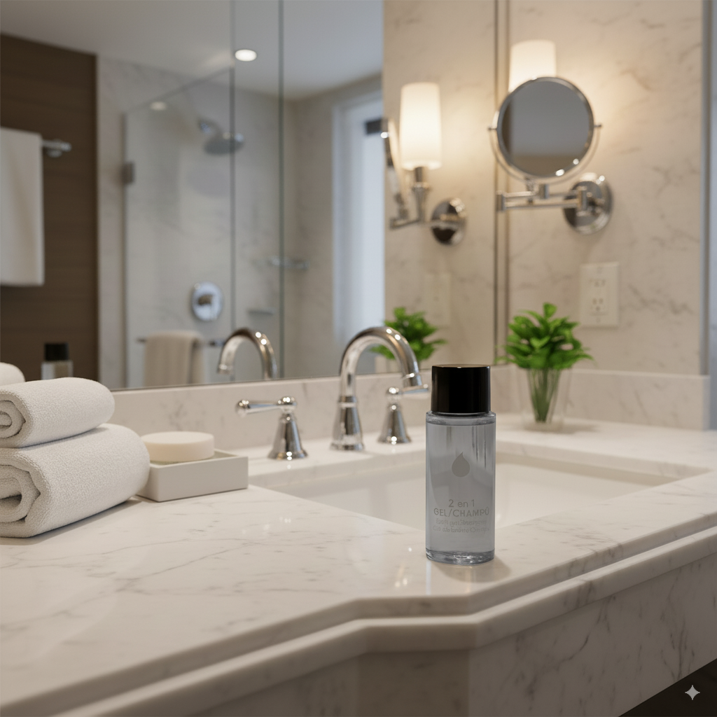 Bottiglia di gel e shampoo all'ingrosso