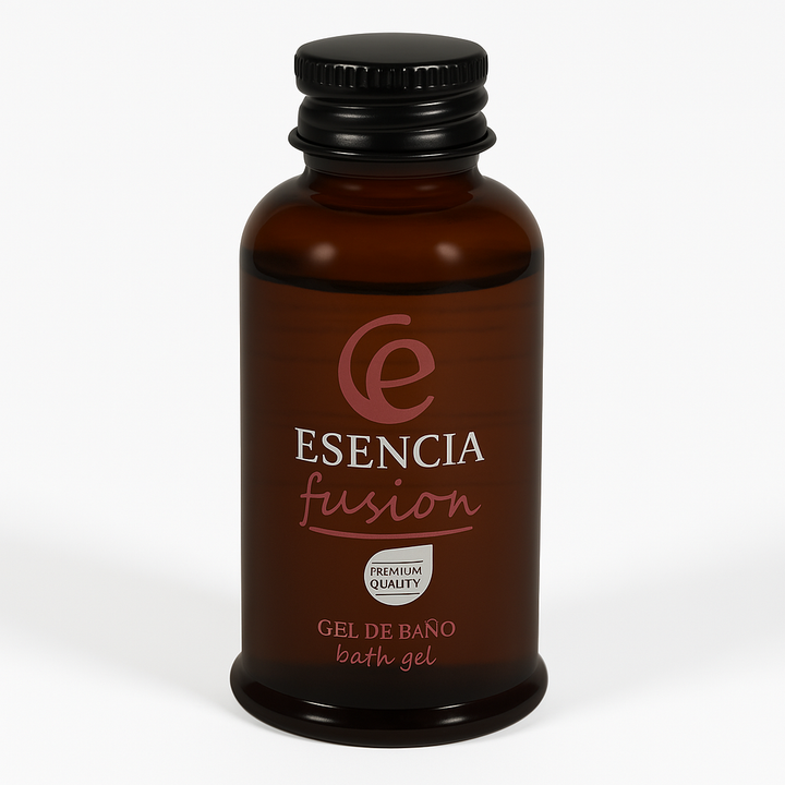 Botella de gel de baño Esencia 40 ml para hoteles