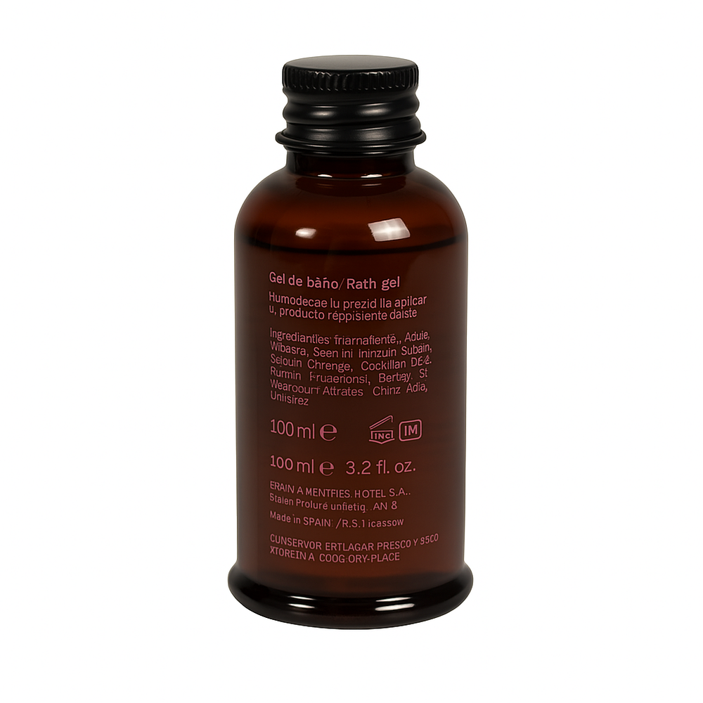 Amenities de baño: botella de gel para hotel Esencia 40 ml