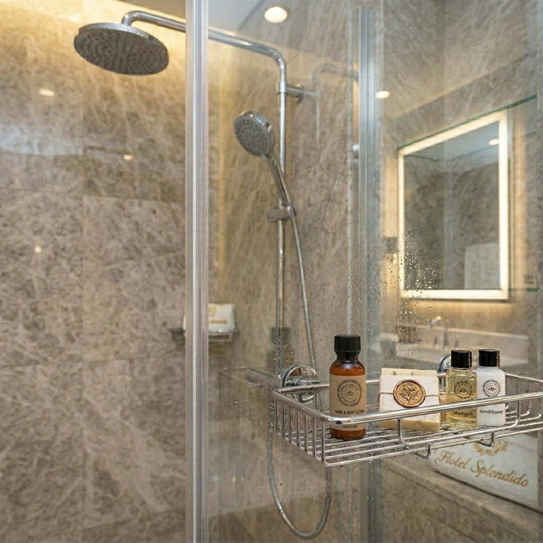 Lozione per mani e corpo monodose da 35 ml del marchio Bube, confezione in RPET riciclato con tappo a vite, prodotta in Spagna