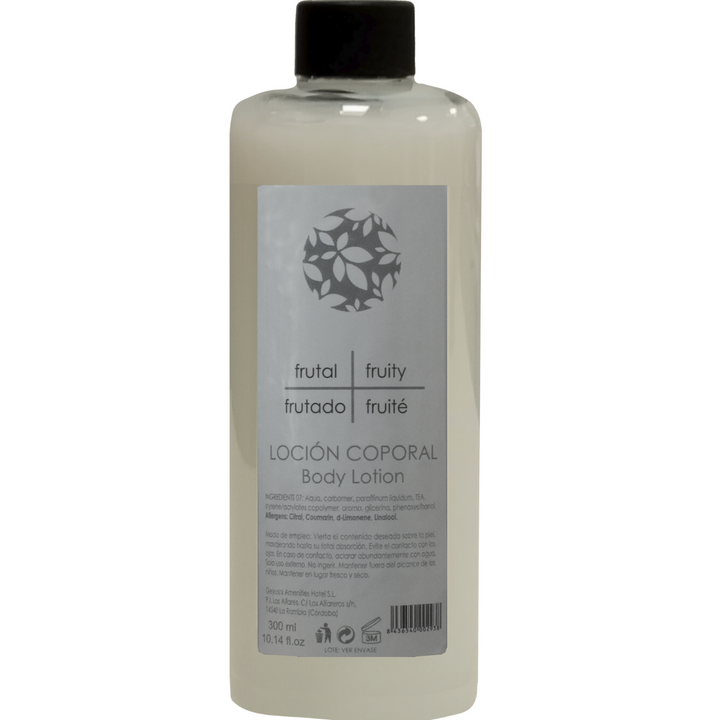 Botella para dispensador de loción corporal en hoteles, compatible con bomba y soporte.