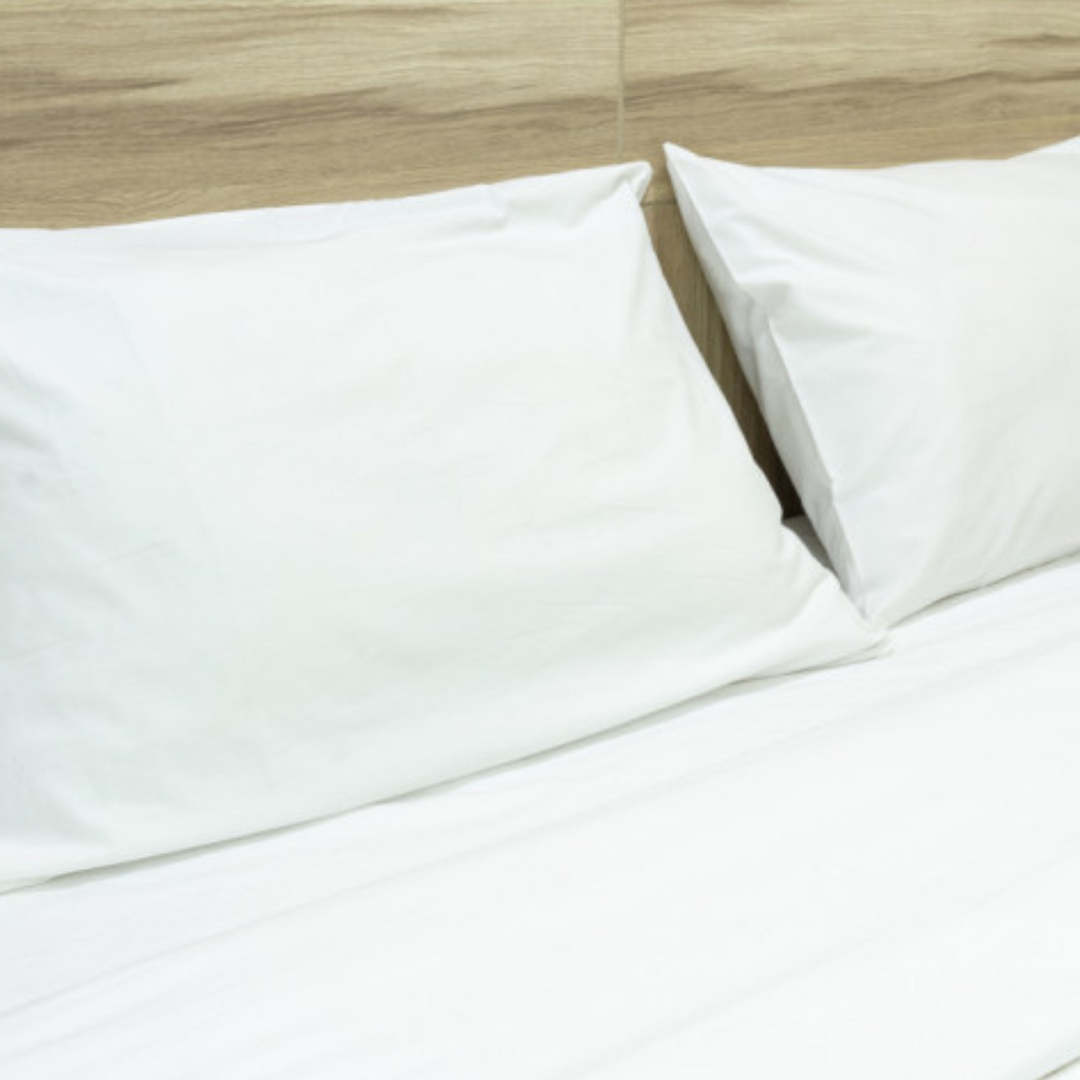 200 thread count white cotton pillowcases for hotels