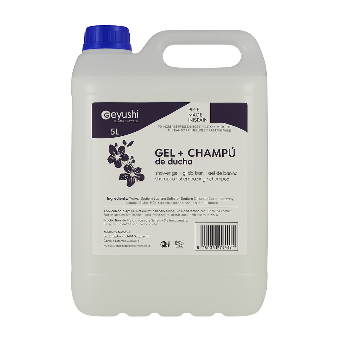 Hotelgel- und Shampooflasche 5 Liter