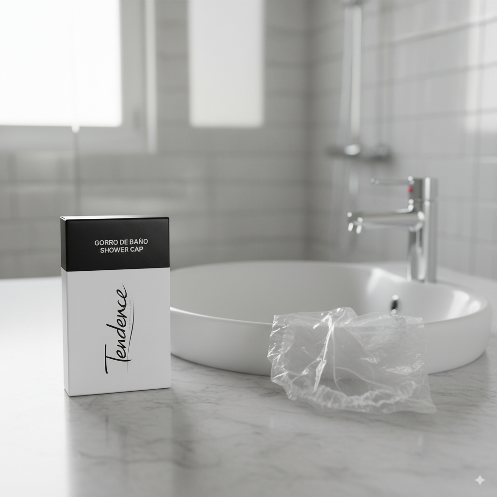 Cuffia doccia premium per i servizi dell'hotel.