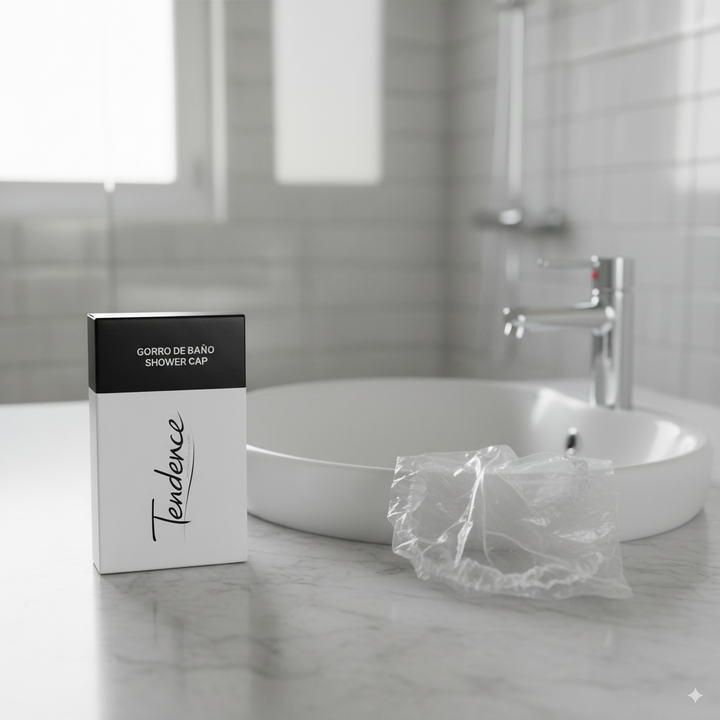 Cuffia doccia premium per i servizi dell'hotel.