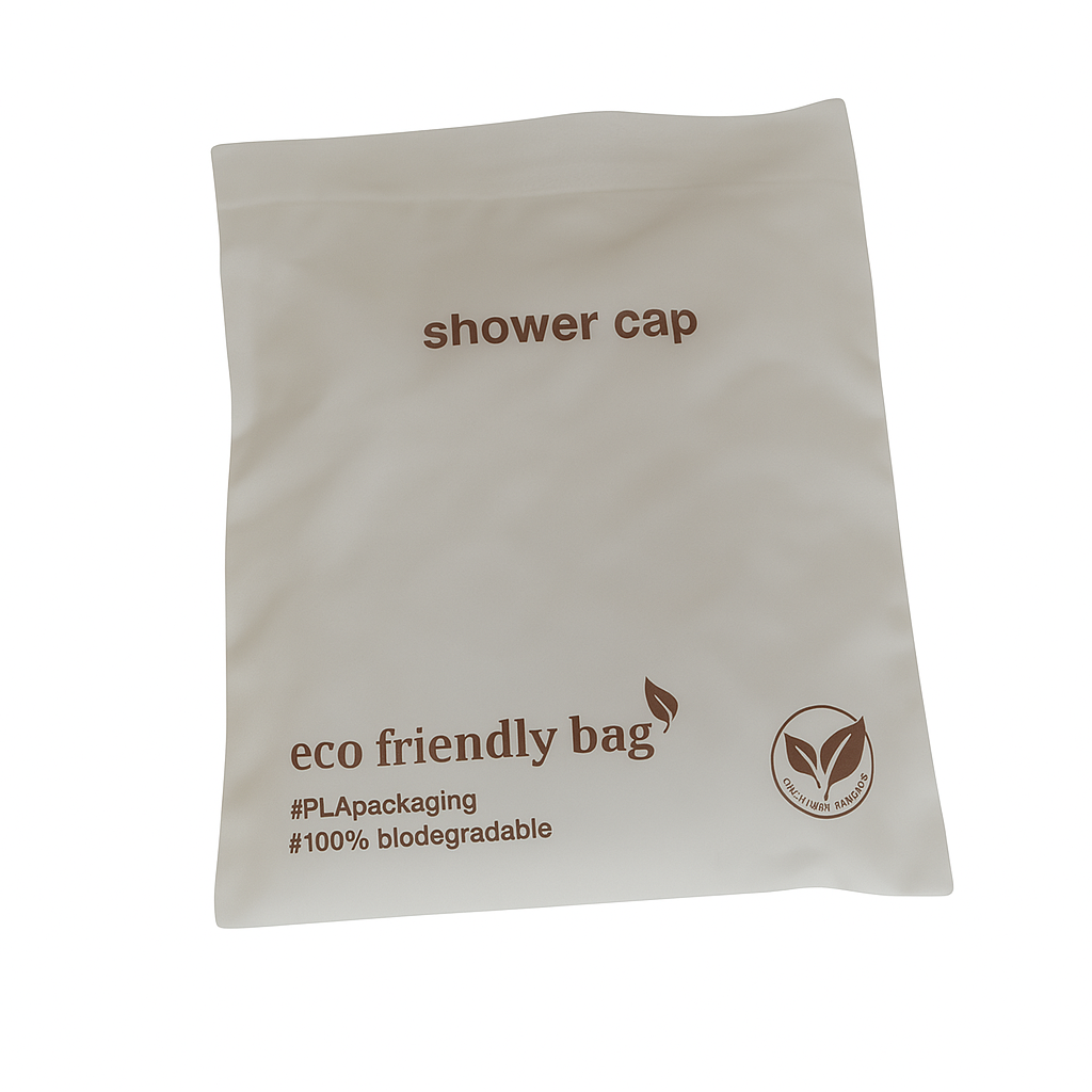 Gorro de baño ecológico para hoteles, resorts y spas.