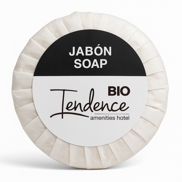 Dosificador Jabón Hotel BIO 15 g, jabón biodegradable para hoteles y hostelería.
