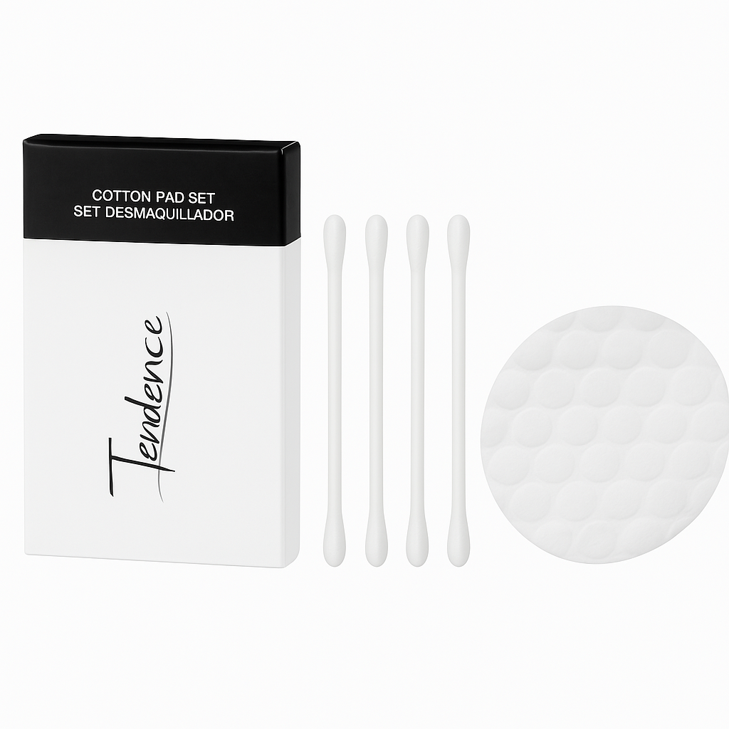 Kit Desmaquillador Hotel kit femenino para hoteles con bastones y desmaquilladores de algodón