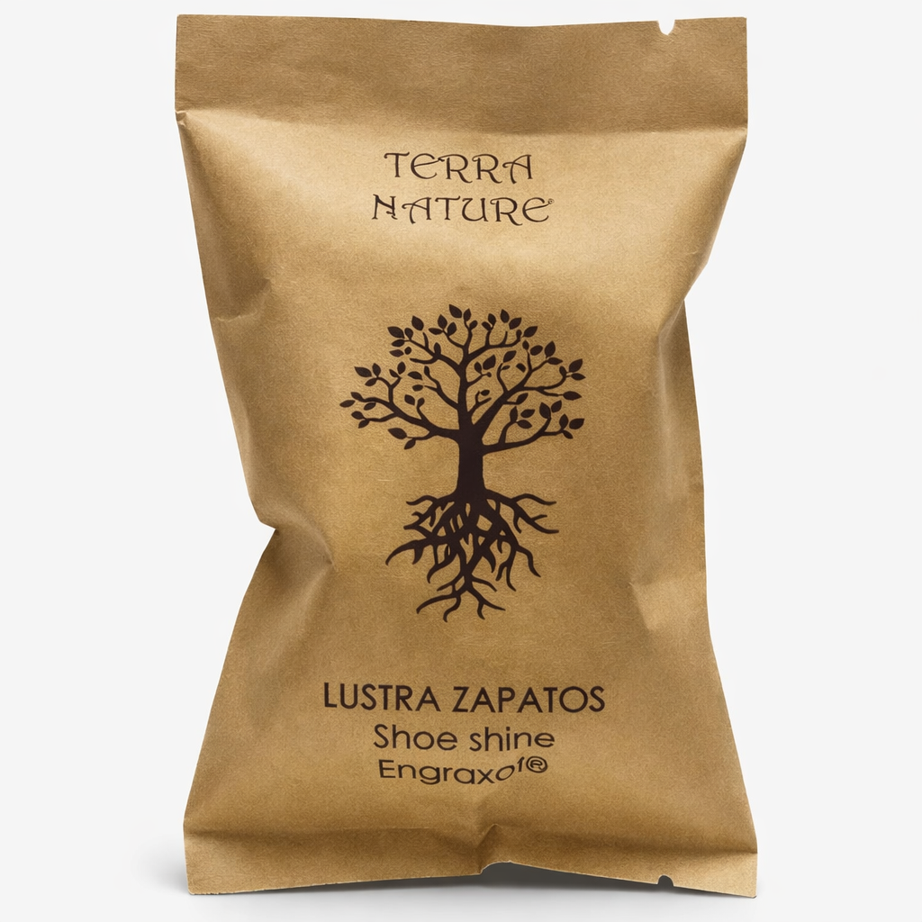 Lustra zapatos para hoteles en Flow pack papel KRAFT certificado FSC