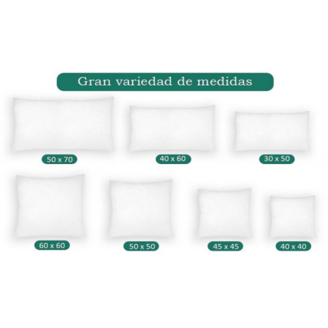 Almohadones y rellenos hoteleros con tacto suave y resistente