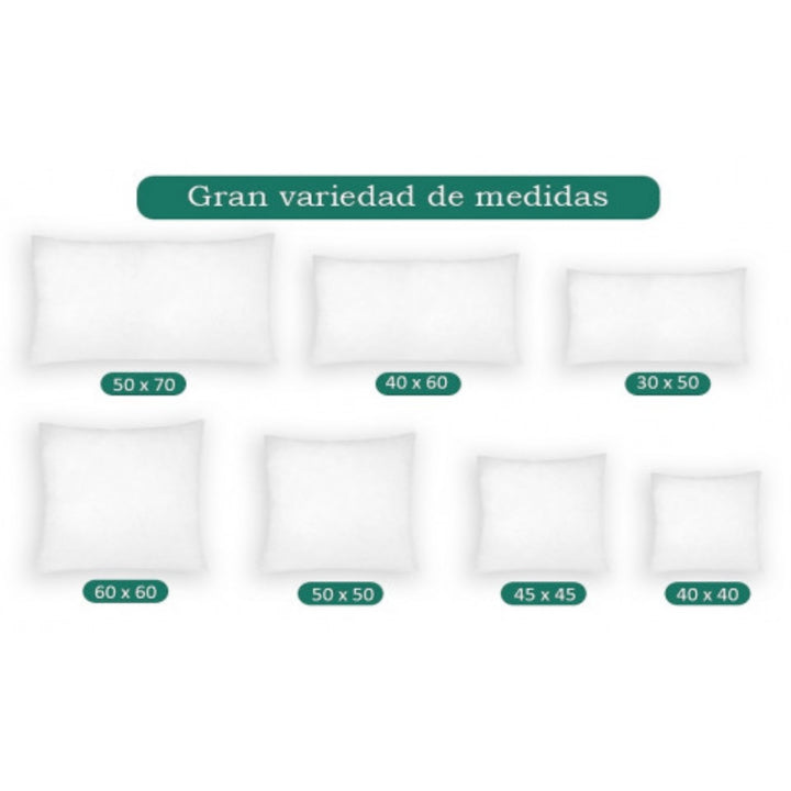 Almohadones y rellenos hoteleros con tacto suave y resistente