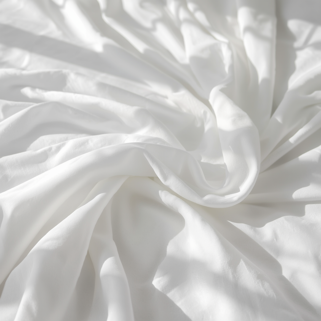White 144-thread-count 100% cotton hotel-style fitted sheet with elastic edges, designed to withstand frequent washing at up to 40°C, for hotels, hostels, and vacation rentals (wholesale)