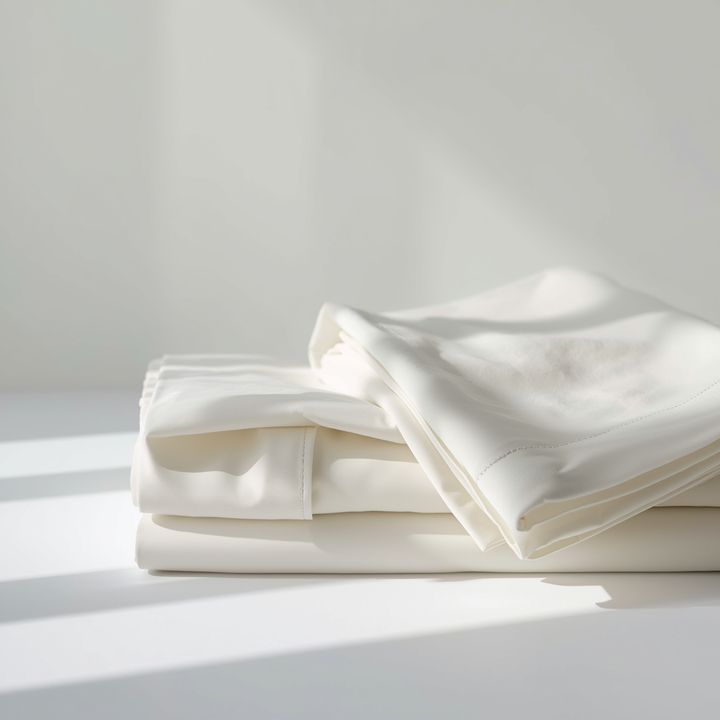 White 200-thread-count 100% cotton hotel top sheet, designed to withstand frequent washing at up to 40°C, for hotels, hostels, bed-and-breakfasts, and vacation rentals (wholesale)