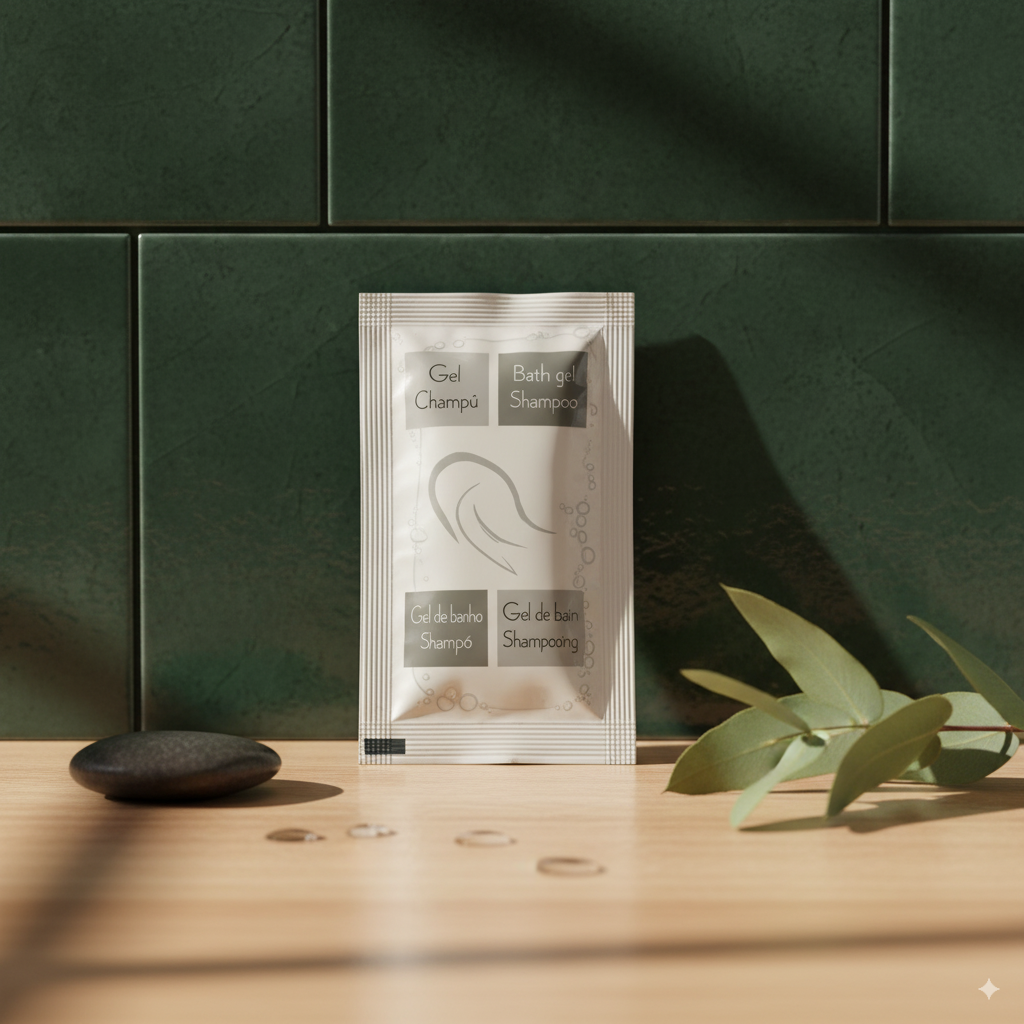 Sachet de 15 ml para hoteles