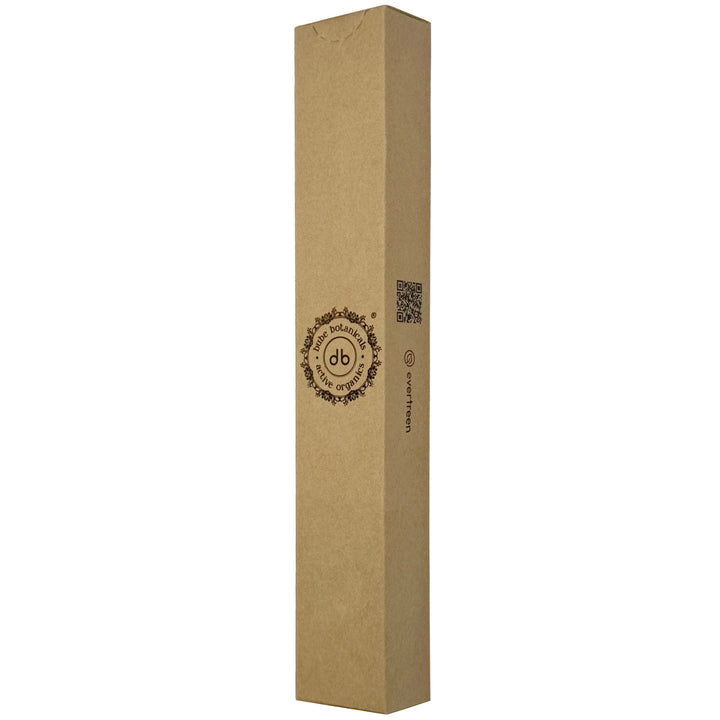 Set da bagno ecologico per hotel con confezione sigillata certificata FSC, spazzolino da denti in PSM, tubetto di dentifricio da 5 g con indicazioni in braille e codice QR per il monitoraggio ambientale Evertreen