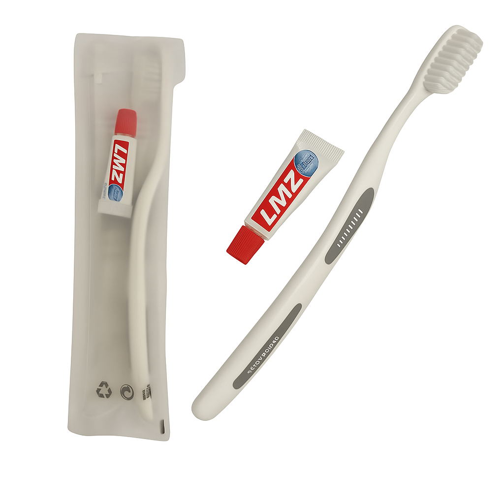 Set Dental Urban Concept Dental Kit für Hotels mit Einwegzahnbürste und Zahnpasta