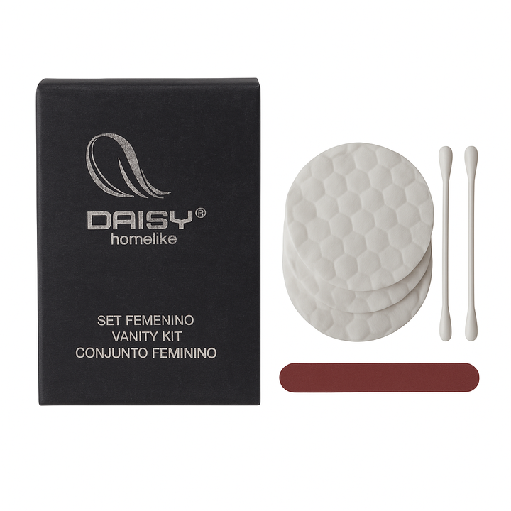 Set Femenino Black con discos, bastones y lima en caja negra