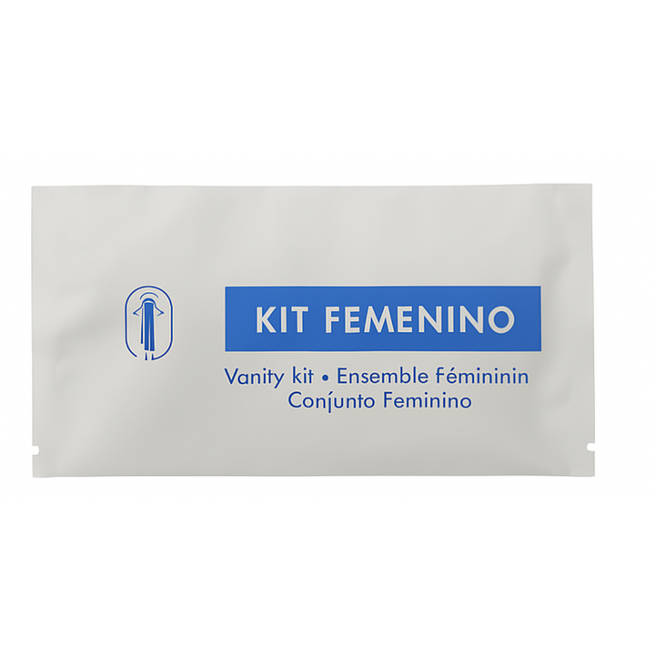 Kit femenino al por mayor sostenible para hoteles