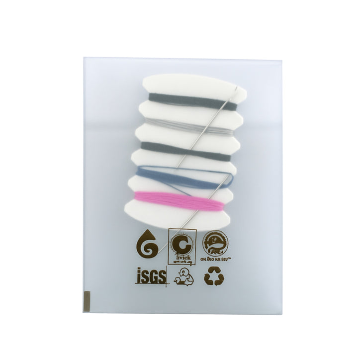 Set de Costura Urban Concept con hilos, botones y aguja en bolsa flow pack para hoteles