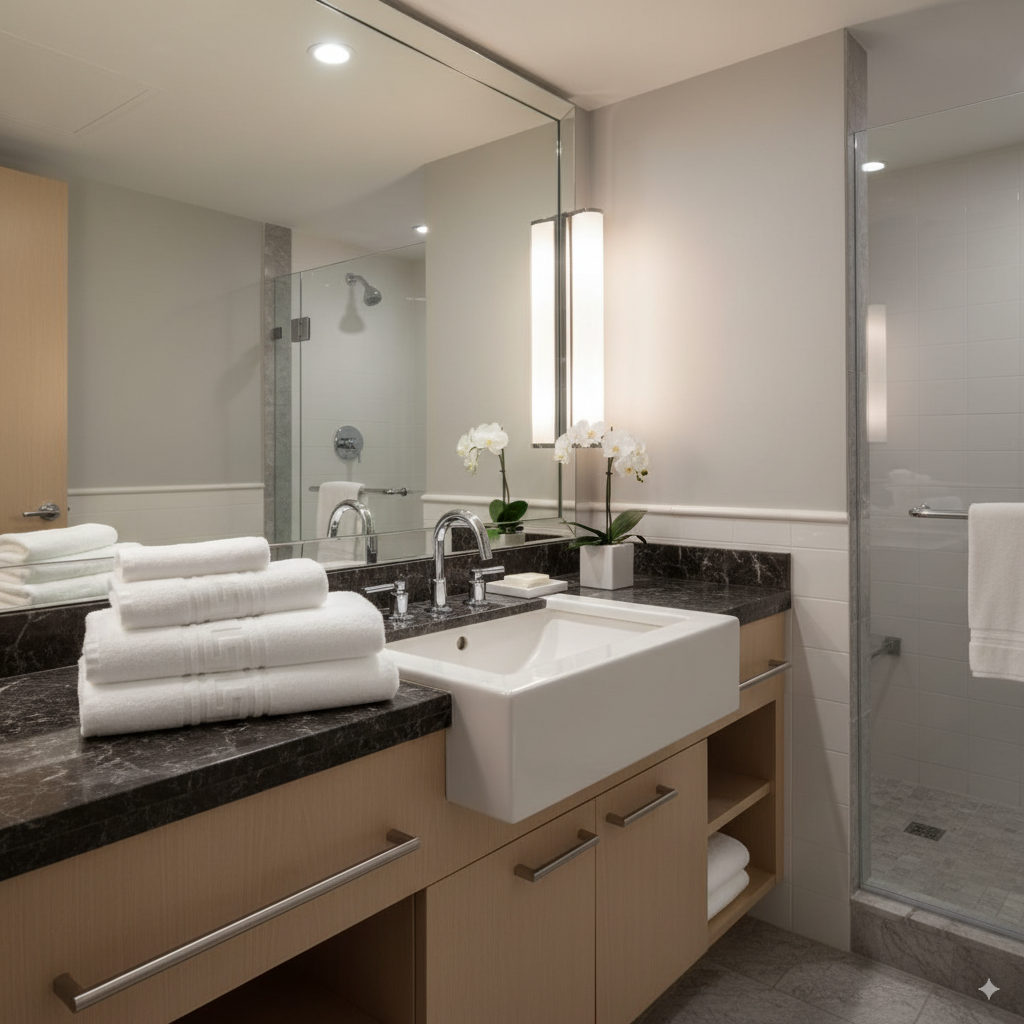 Toallas para baño de hotel