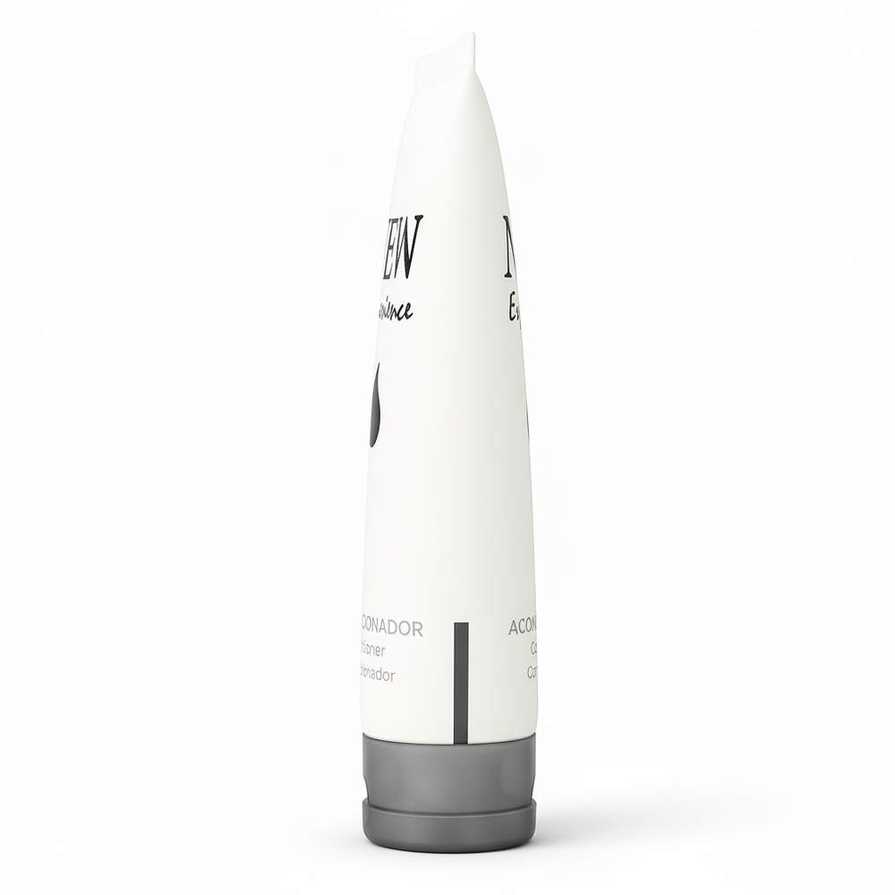 Acondicionador Nex en formato hotelero 30 ml, práctico para resorts y spas.