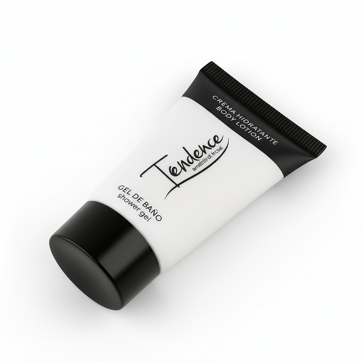 Envase en tubo de crema hidratante de hotel 30 ml.