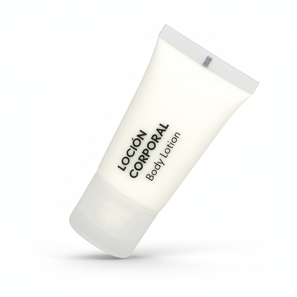 Amenities de loción corporal para hoteles, formato tubo 30 ml.
