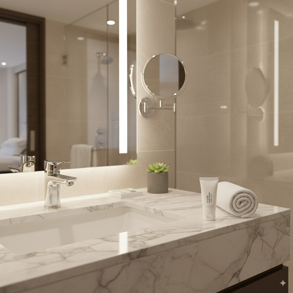 Amenities de loción corporal para hoteles en tubo Warm 20 ml.