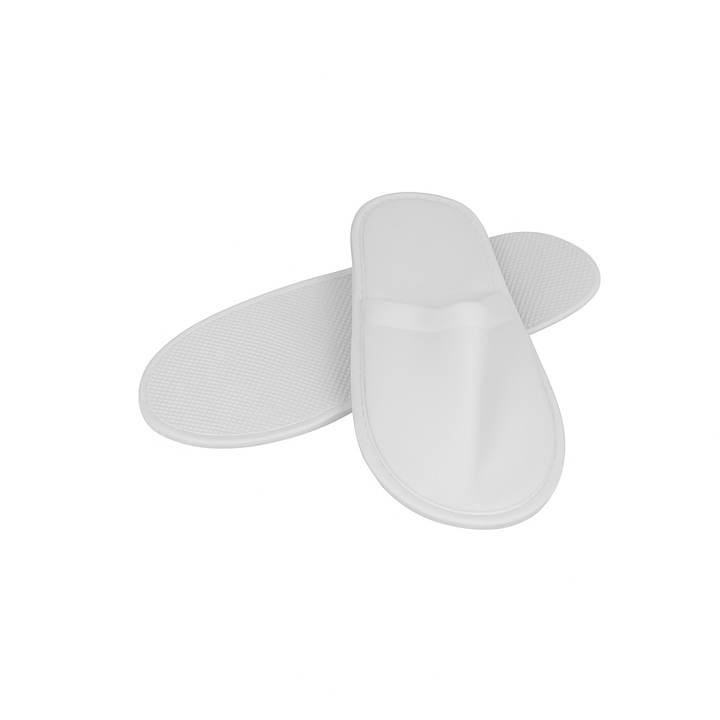 Pantofole per hotel all'ingrosso con suole sottili, chiuse, felpate, scarpe per hotel all'ingrosso