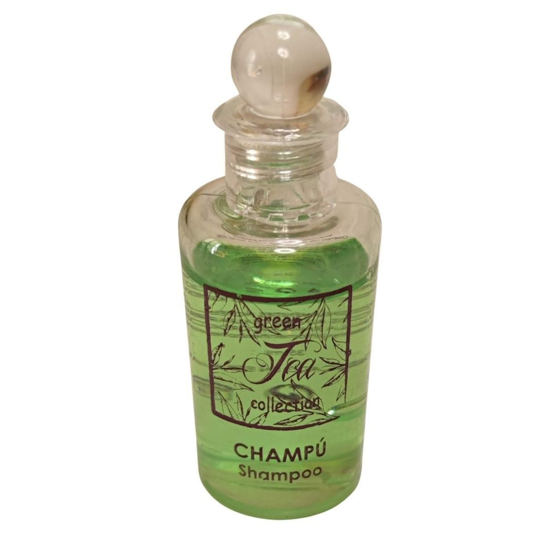 Botella Champú Té Verde Bohemia x 35 ml - Pink Ant SL