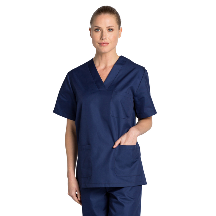 Camice blu unisex per divise da spa