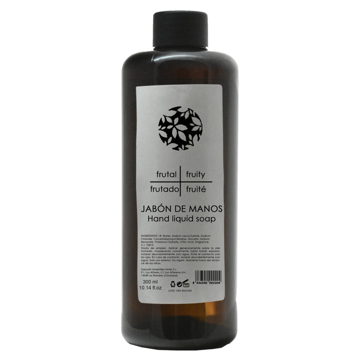 dispensador de jabón de manos para hoteles en color ámbar