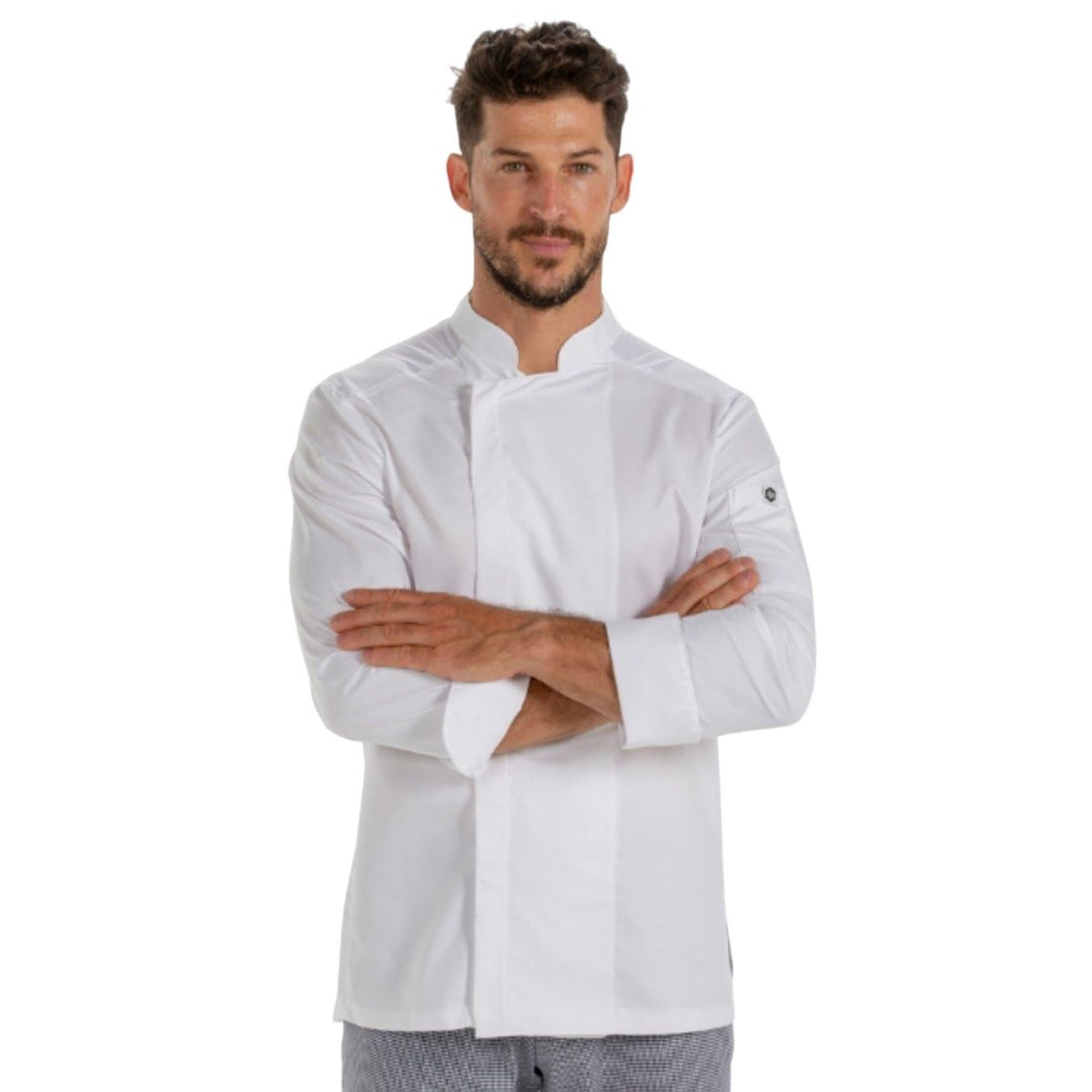 Chaqueta de cocina profesional transpirable para chef
