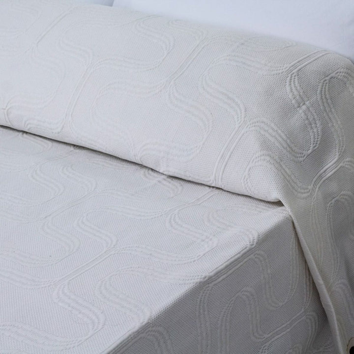 Colcha Beige Verano ligera para hoteles