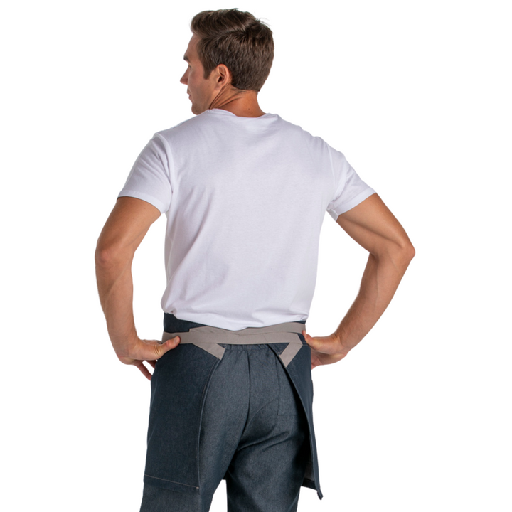 Grembiule professionale per il settore della ristorazione con tasca divisoria