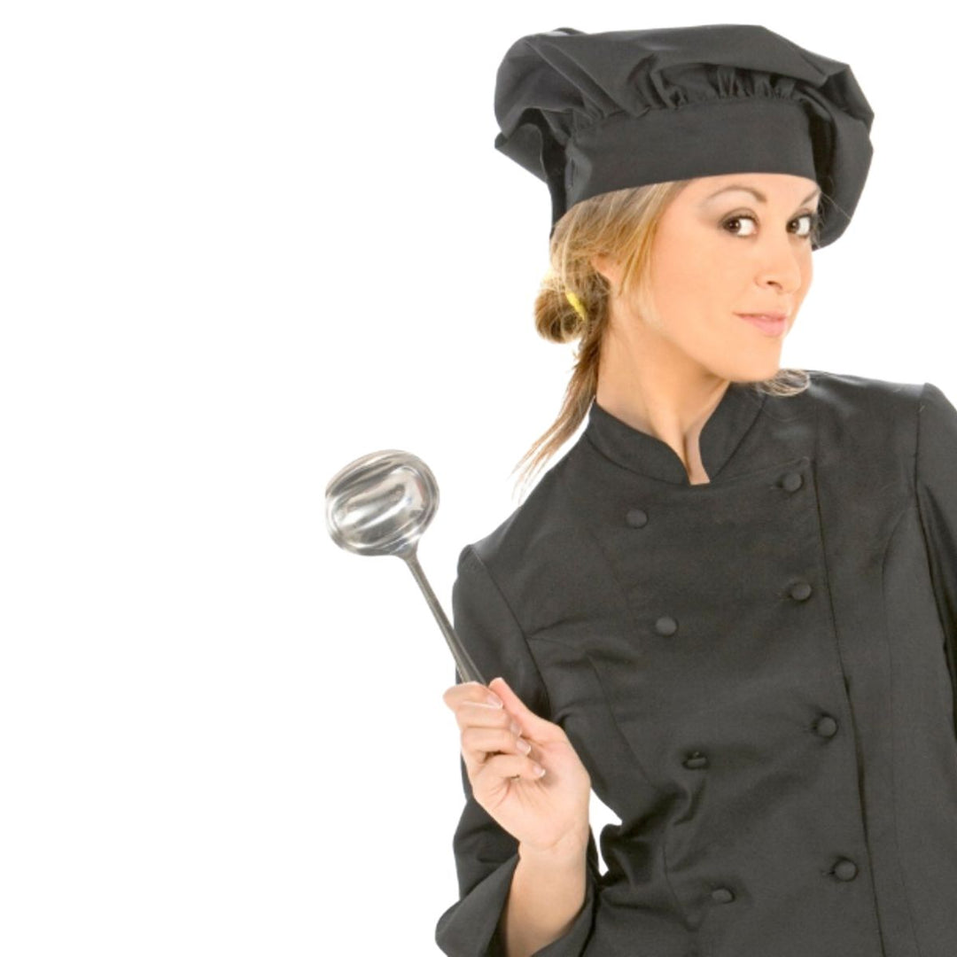 Gorro para cocina color negro unisex para chefs