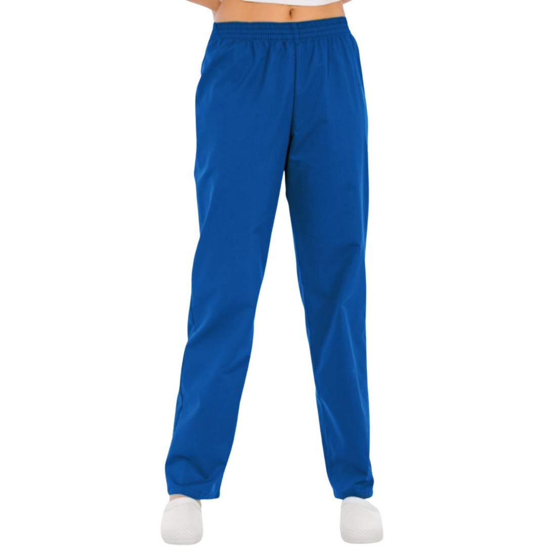 Pantalón clásico azul unisex para personal de limpieza