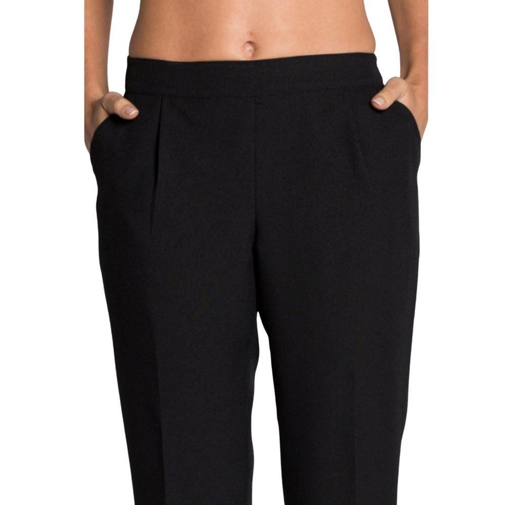 Pantalón Mujer Negro Dobladillo - Pink Ant SL