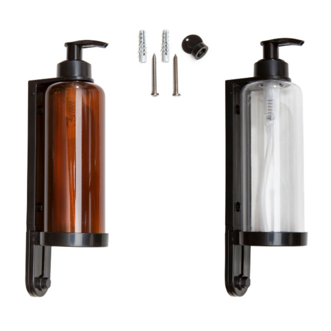 Soporte dispensador para hoteles modelo 1 en plástico resistente.